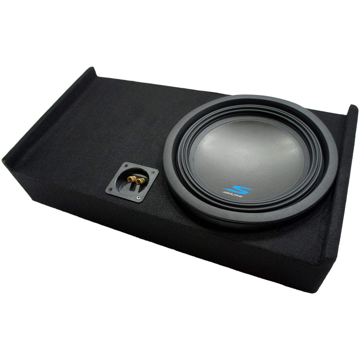 Alpine S-W12D4 Type S 12" Loaded Sub Box Fits 2009-2015 Ford F150 SuperCrew