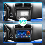 4+64G Android 14 Double Din Car Radio Stereo for Dodge Journey 2011-2019 with 9" Touchscreen Radio Built-in Wireless Carplay/Android Auto/GPS/Bluetooth/FM/AUX-in/SWC/Camera