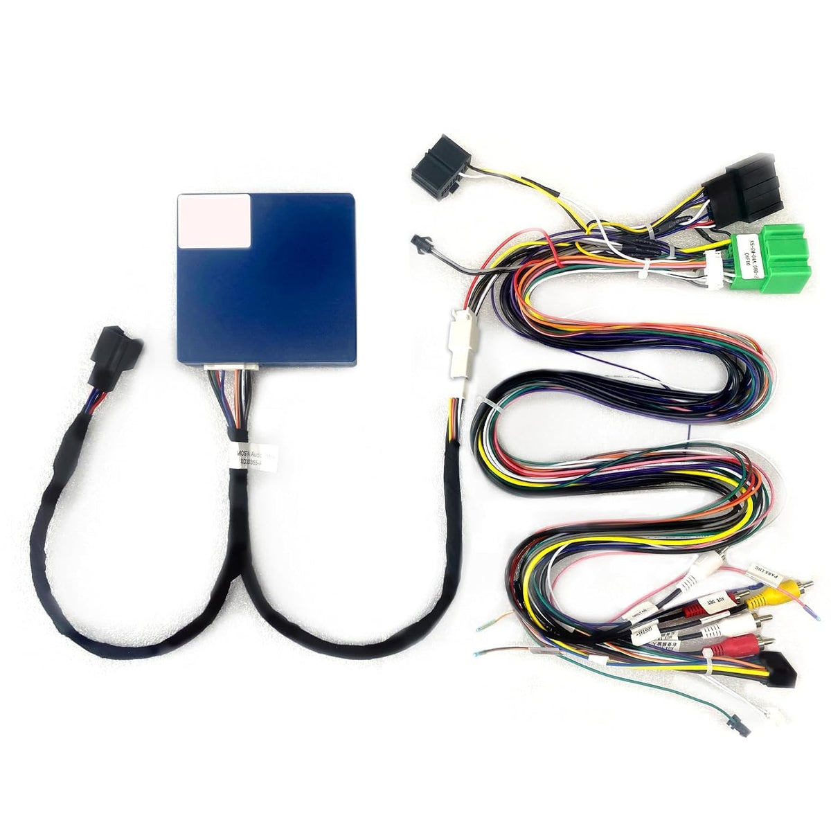 Audio System Adapter Optic Fiber Box for Chevy Silverado GMC Sierra 2014-2018 Original with Bose, Supplementary Wiring Harness for 10Inch, 13.1Inch, 12.1Inch Aftermarket Silverado Radio