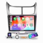 for Chevrolet Sail 2005-2016 Car CarPlay Android Auto Navigation Stereo GPS Radio Reverse Camera Display 9" IPS Touchscreen Headunit Tablet Pad Media Player, if Applicable Quad Core 4G+64G