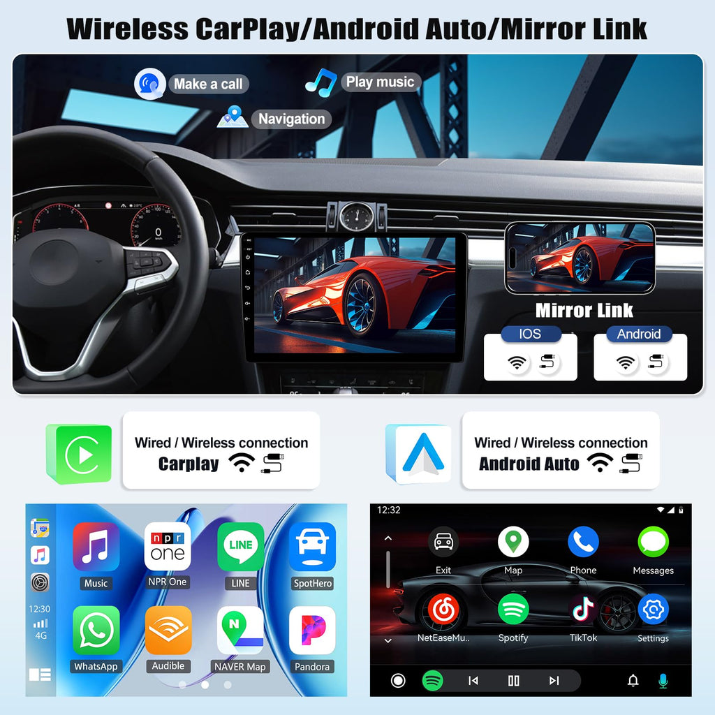[4+64GB] Android 15 Car Radio Stereo for Nissan Murano(High-end) 2015-2019