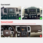 Joying Car Radio for Dodge RAM 1500/2500/3500 2013-2018 Upgrade, Android 13 Head Unit 10.1 Inch IPS Touchscreen Stereo 8GB+128GB with CarPlay & Android Auto, Mirror Link, AM/FM(JY-RC733T8)