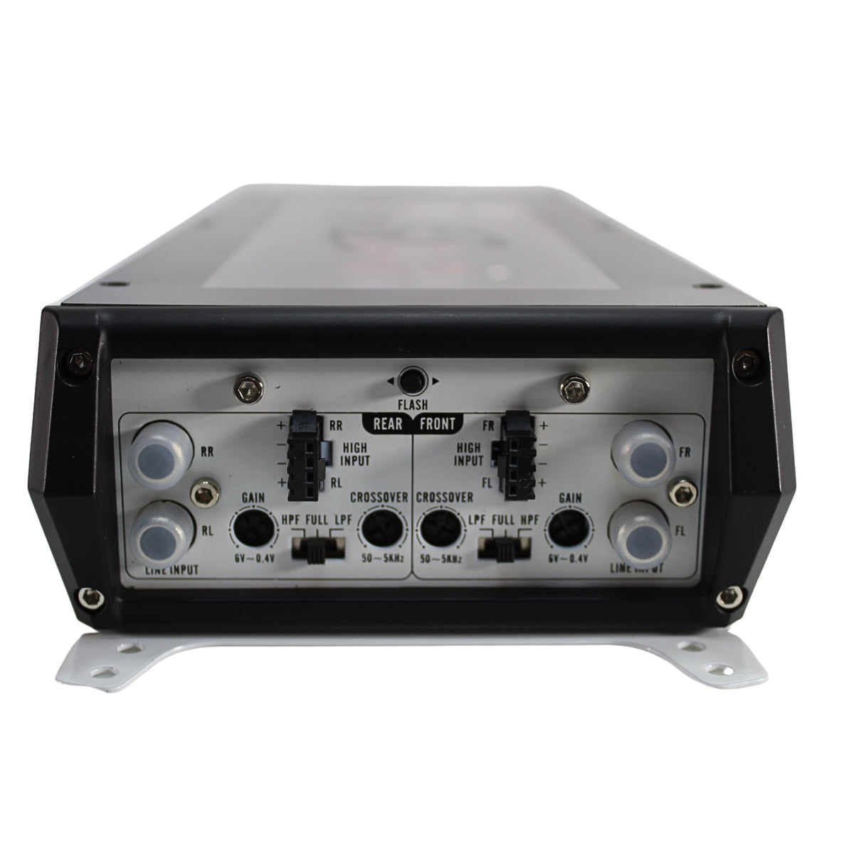 B2 Audio RIOT 1800W 2-Ohm Class D 4-Channel Amplifier w/RGB LED Illumination