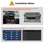 4+64G Android 14 Double Din Car Radio Stereo for Dodge Journey 2011-2019 with 9" Touchscreen Radio Built-in Wireless Carplay/Android Auto/GPS/Bluetooth/FM/AUX-in/SWC/Camera