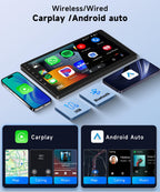 8Core 6+128G Car Radio for Honda CRV 1997-2001 Manual A/C Wireless CarPlay