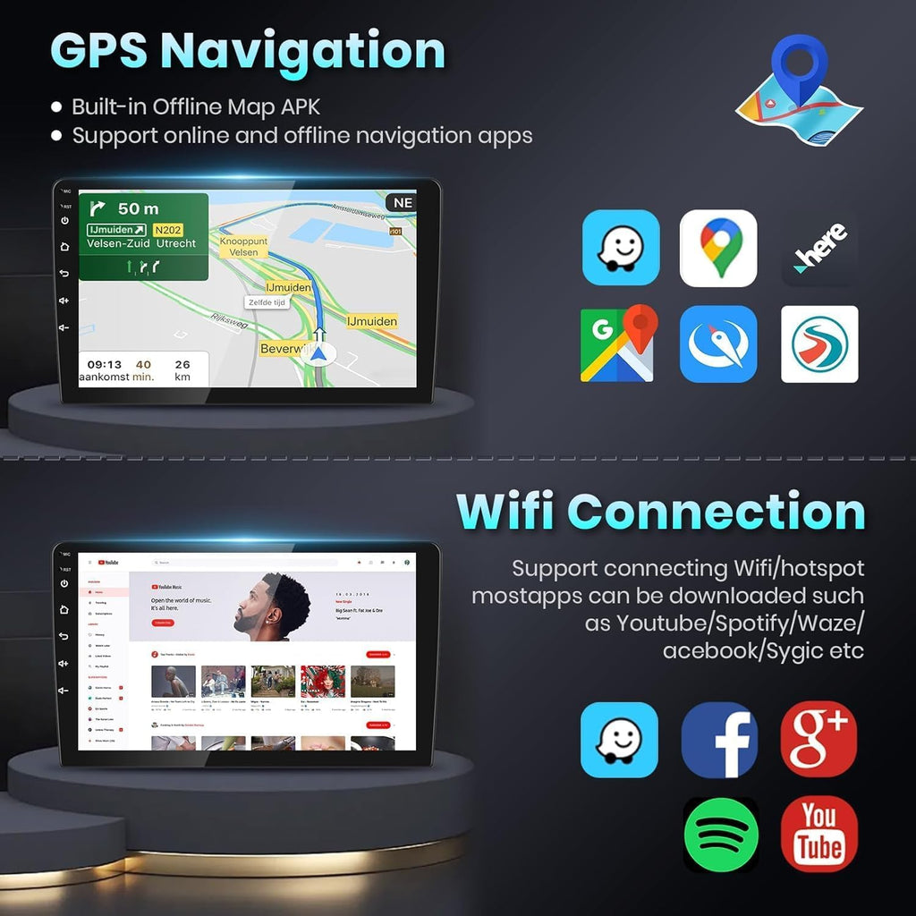 9-inch HD Car Stereo for Infiniti G25 G35 G37 (2006-2014), Android 13 Radio with Wireless CarPlay & Android Auto, 5G WiFi, Supports Factory Camera & SWC 4+64G