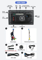 Car Stereo for Honda Pilot 2003-2005 Upgrade Radio with Knob -8Core 2+32GB
