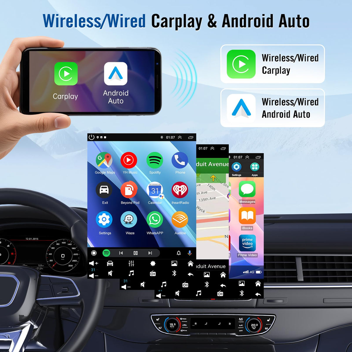 9.7'' Car Radio for Chevrolet Avalanche 1500 2500 2002 2003 2004 2005 2006