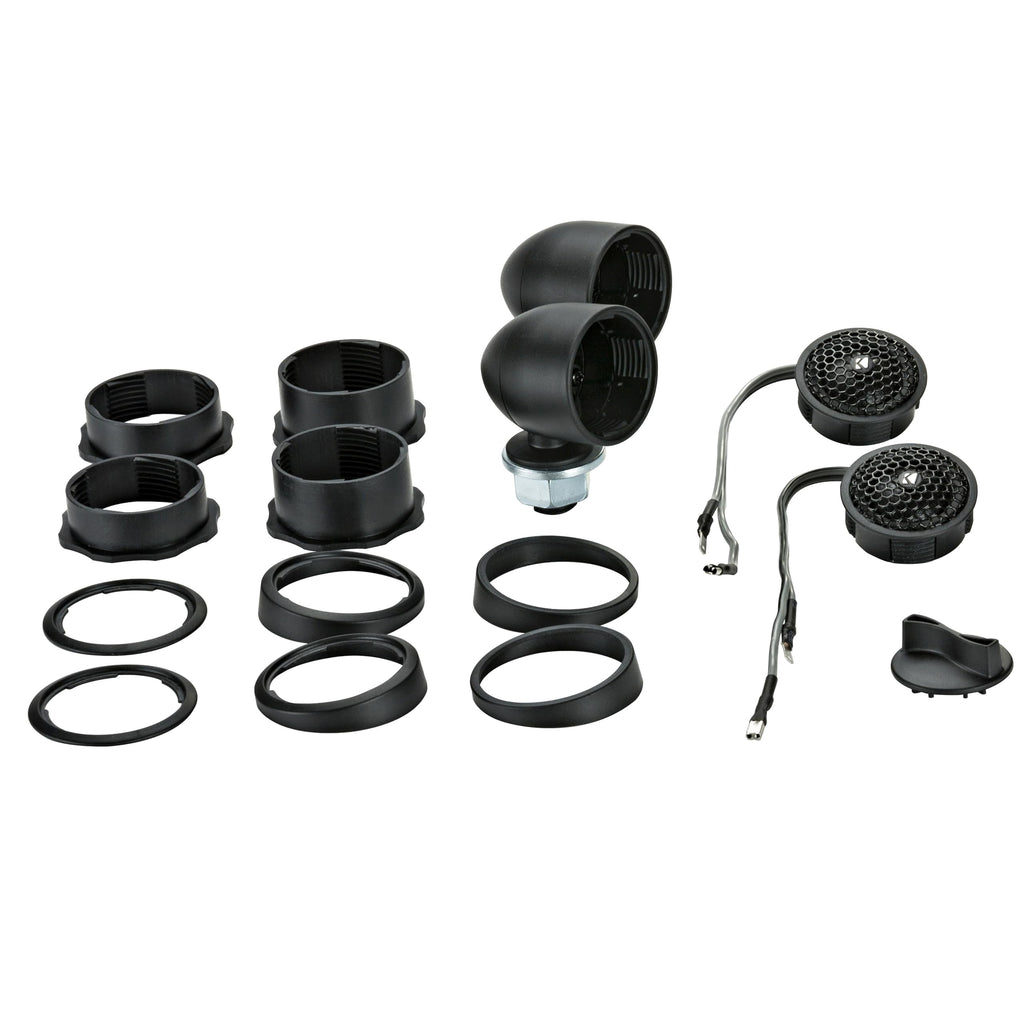 Kicker Classic 51KSS6504 Component Speaker System, 2-Way Design, Two - 6.5" Woofers, 1" Tweeters, External 12dB Crossovers, 125 Watts RMS, 250 Peak (Renewed)