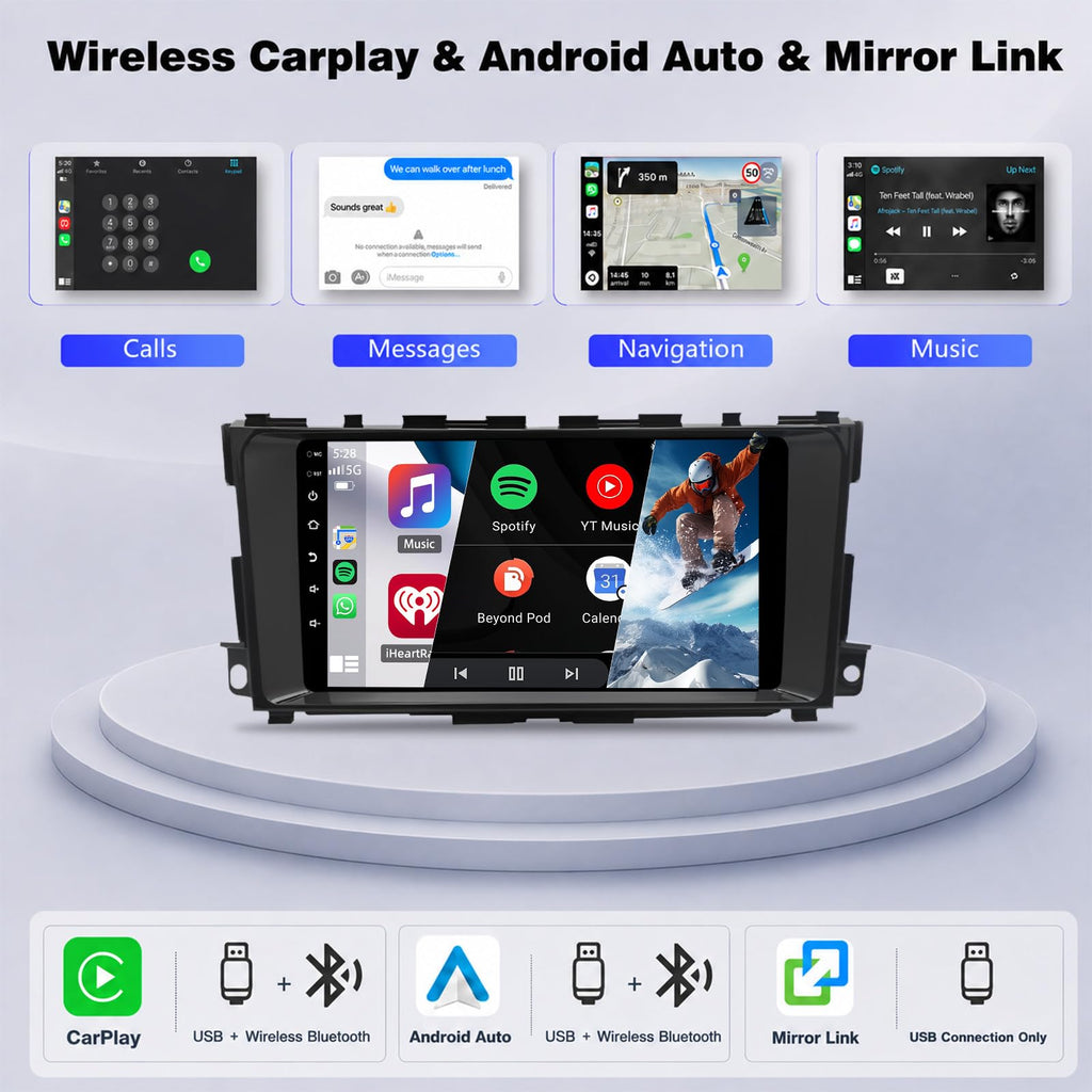 4Core+64G Android Car Radio for Nissan Altima 2013-2018