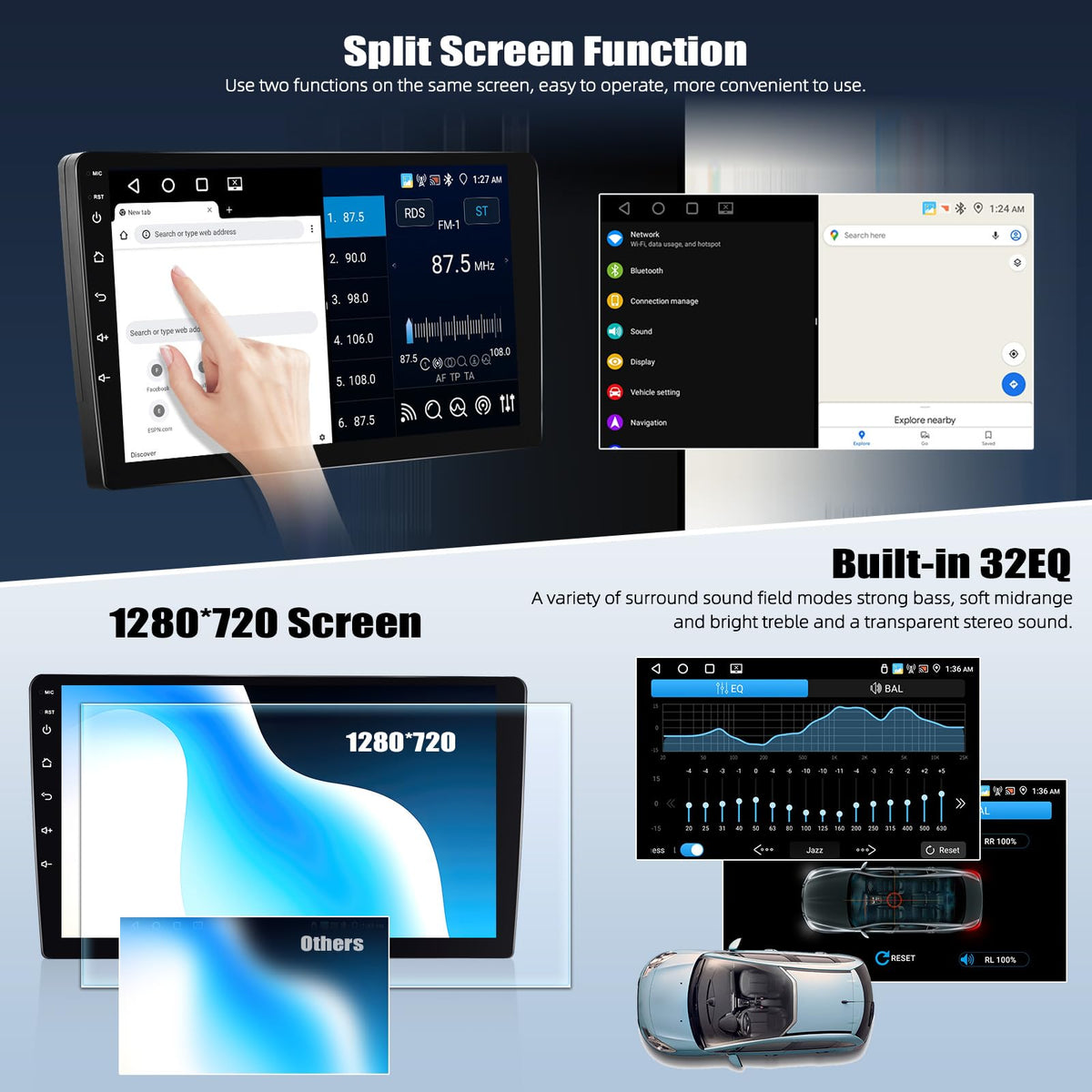 OiLiehu [4G+64G] Android 15 Car Stereo for Nissan Altima 2013 2014 2015