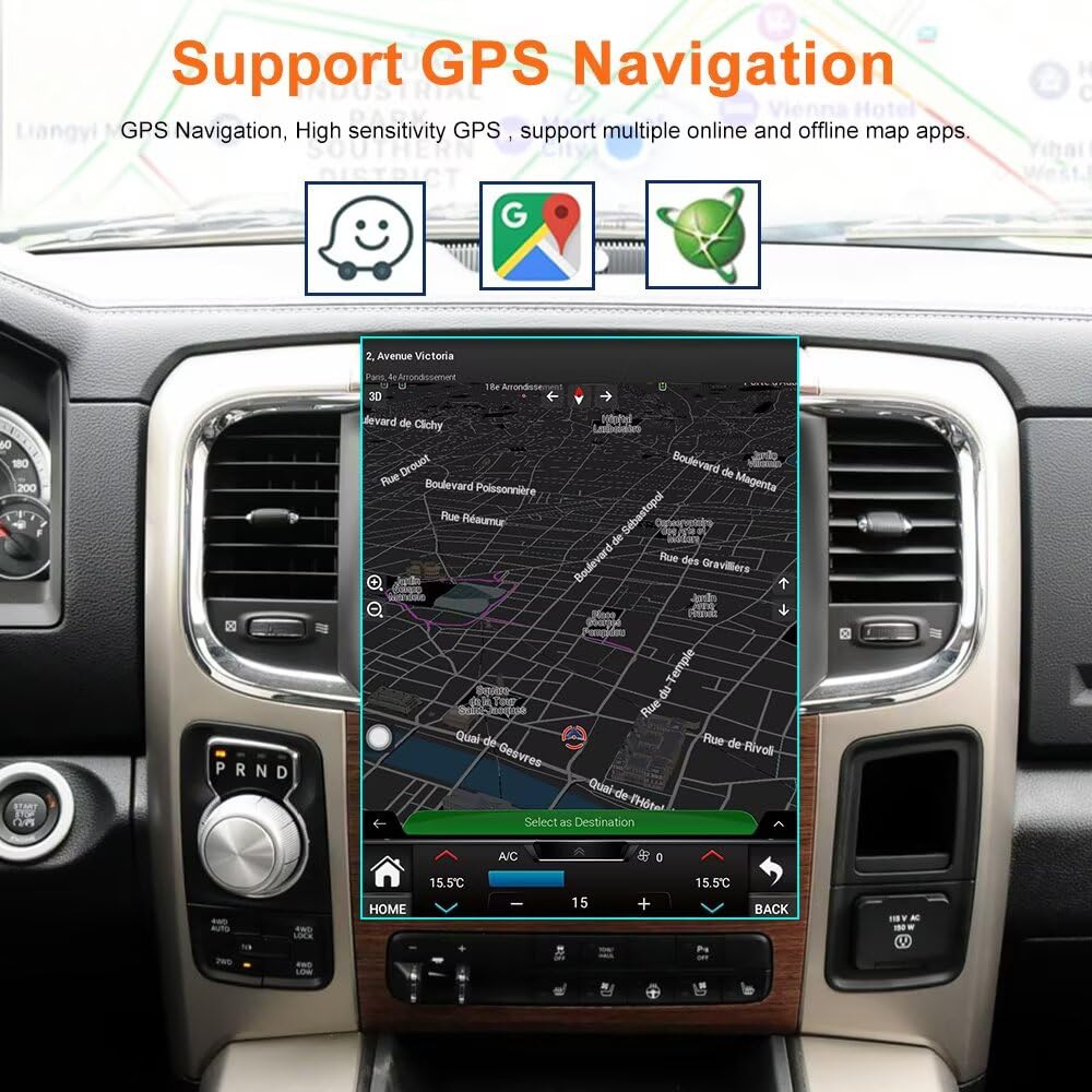 12.1 Inch Android 14 Car Stereo Radio for Infiniti JX35 QX60 2012-2019 Multimedia Player GPS Navigation Carplay Android Auto WiFi Bluetooth 4+64GB