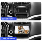 2+32G Android 12 Double Din Car Stereo for Dodge Journey 2011-2019 with 9 Inch Touchscreen Radio Built-in Wireless Carplay/Android Auto/GPS/Bluetooth/FM/AUX-in/SWC/Backup Camera