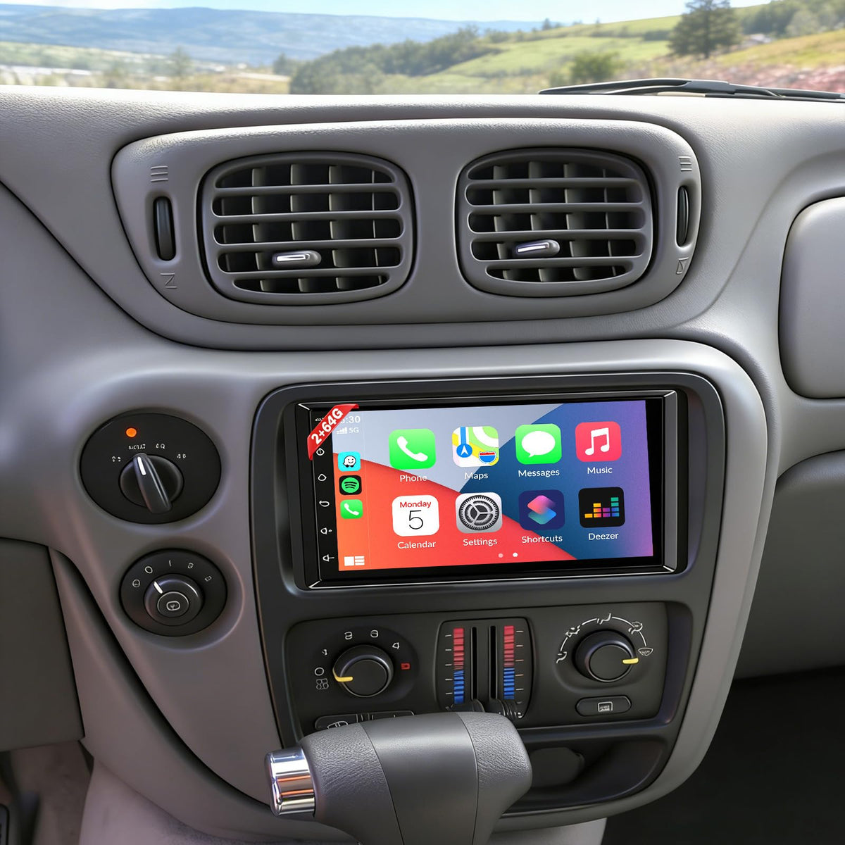 7" Android 15 Car Stereo Radio for 2004-2006 Chevy Blazer Trailblazer