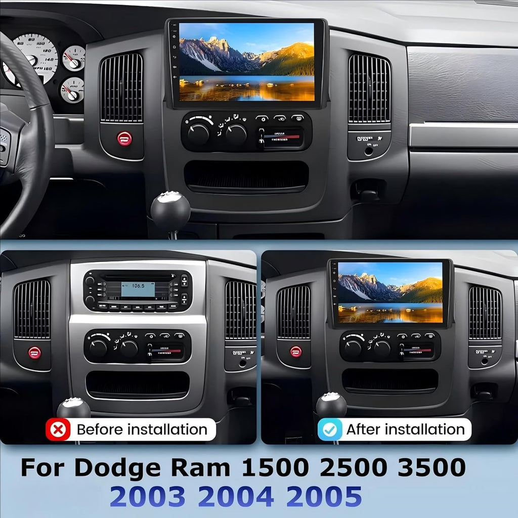 4+64G Android Car Stereo Radio for Dodge Ram 1500 2500 3500 2003 2004 2005