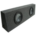 Harmony Audio Dual 10" Loaded Subwoofer Box Regular Cab Truck Sub Enclosure