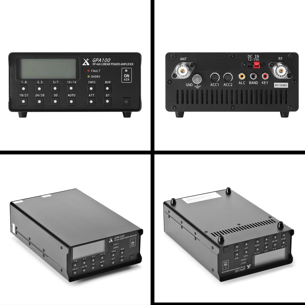 Xiegu GPA100 100W Linear Power Amplifier for HF Radio Transceivers