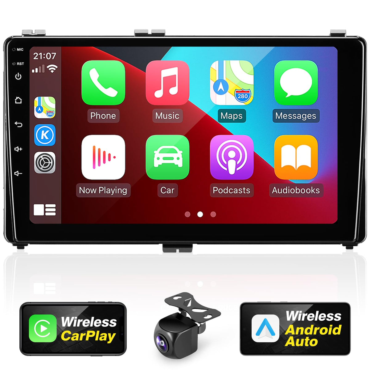 for Toyota Corolla 2017 2018 2019 L LE SE XLE XSE Radio Stereo Carplay Auto