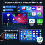 PHEZEN 10 inch Touchscreen Car Stereo Fit for Fusion 2006-2009, Android 13 Double Din Car Radio with Carplay & Android Auto in-Dash Navigation BT Mirror Link WiFi Backup Camera 2+32G