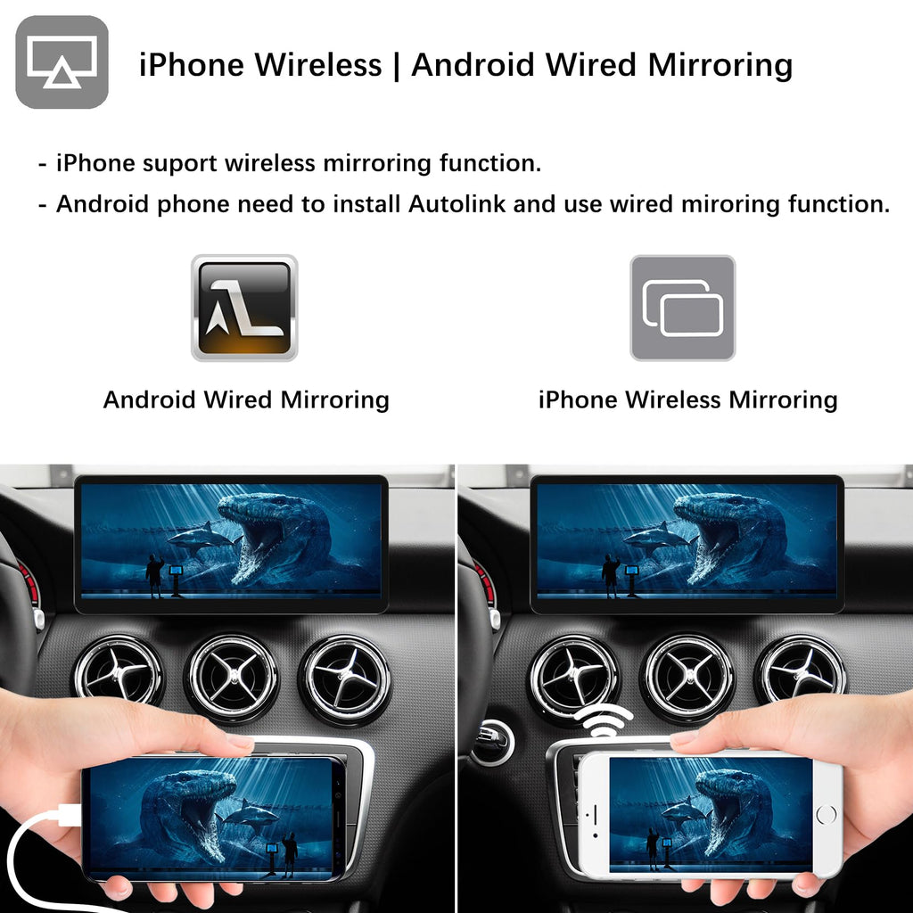 12.3" Wireless CarPlay Touchscreen for Mercedes-Benz GLA NTG 4.5