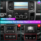 2+32G Car Radio Stereo Compatible with Dodge Ram 1500 2500 3500 2013-2019 Car Stereo Android 13 9Inch HD Touch Screen with Wireless Carplay Android Auto GPS Navigation Rear Backup Camera
