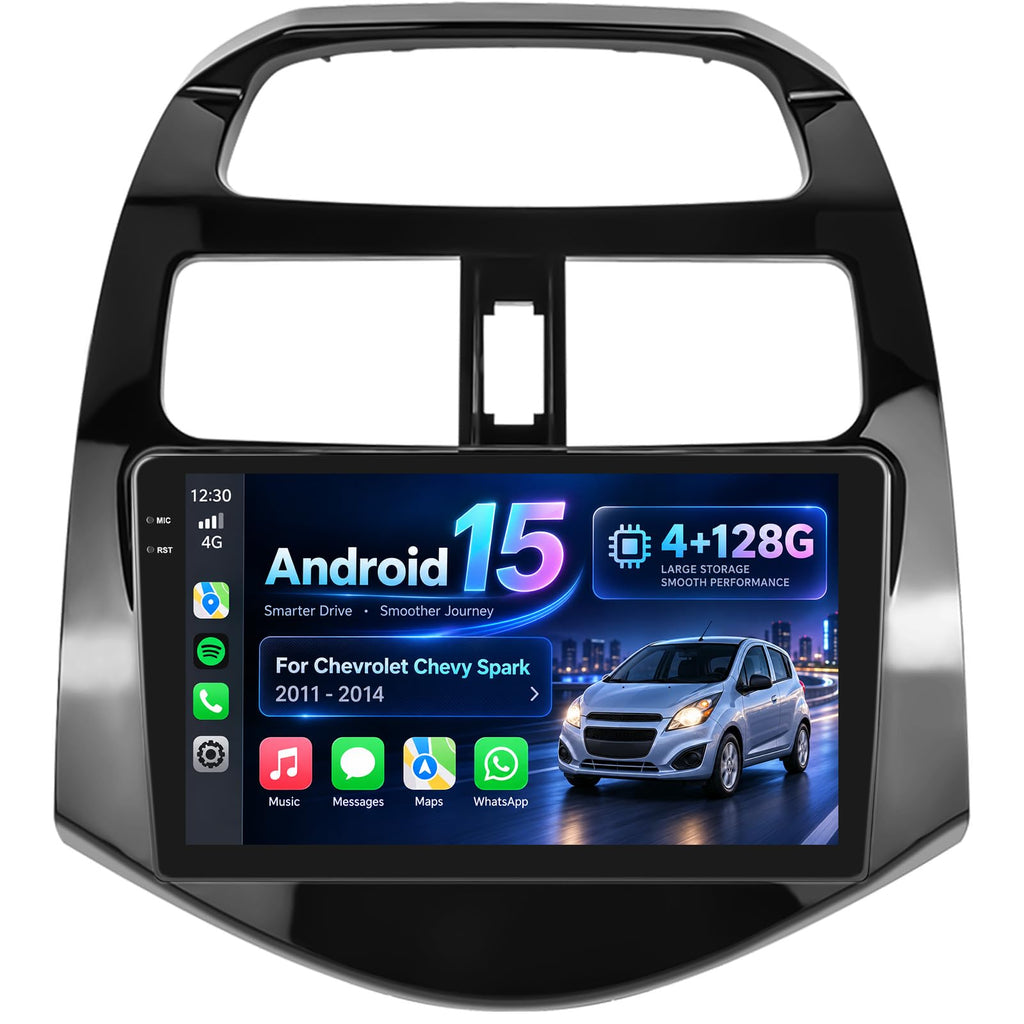 [4+64G] Android 15 Car Stereo for Chevrolet Chevy Spark 2013 2014 2015
