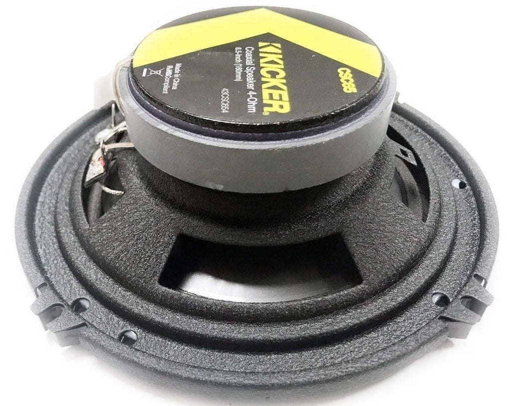 Kicker CS Series CSC65 6.5 Inch Car Audio Speaker with Woofers (2 Pairs)