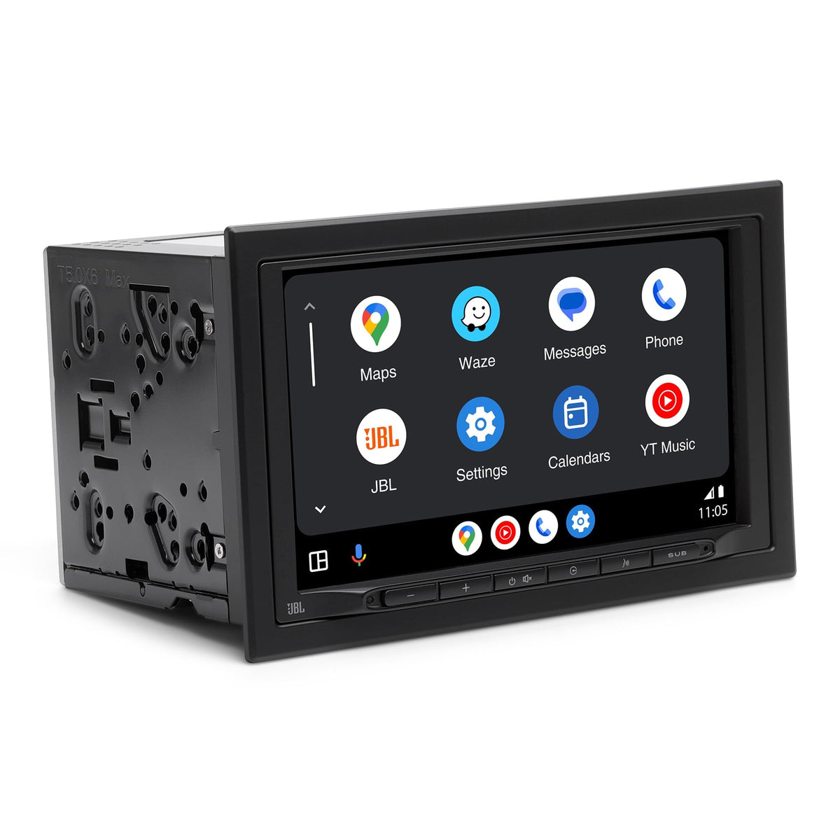 JBL Legend 700 7" Double DIN Car Stereo w/JBL Stage 3627F 6.5" Speakers & Metra Install Kit for 2002-2009 GM – Wireless CarPlay Android Auto – 280W Max Speaker Power
