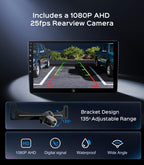 64G Car Radio Stereo for Toyota Tacoma 2005 2006 2007 2008 2009 2010 2011 2012 2013 2014 2015, CarPlay & Android Auto Head Unit, 9" Touchscreen/GPS Navigation/HD Backup Camera/SWC