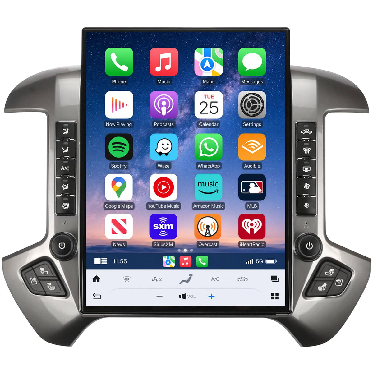 15.6" Car Radio for GMC Sierra Chevrolet Silverado 2014-2019 (OEM 8 Inch)