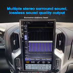 17" Qualcomm Android 13 Car Radio for Chevrolet Silverado GMC Sierra 2019-2023 Stereo Upgrade Tesla Style Dash IPS Touch Screen GPS Navigation Head Unit Audio Multimedia Player(8+128GB)