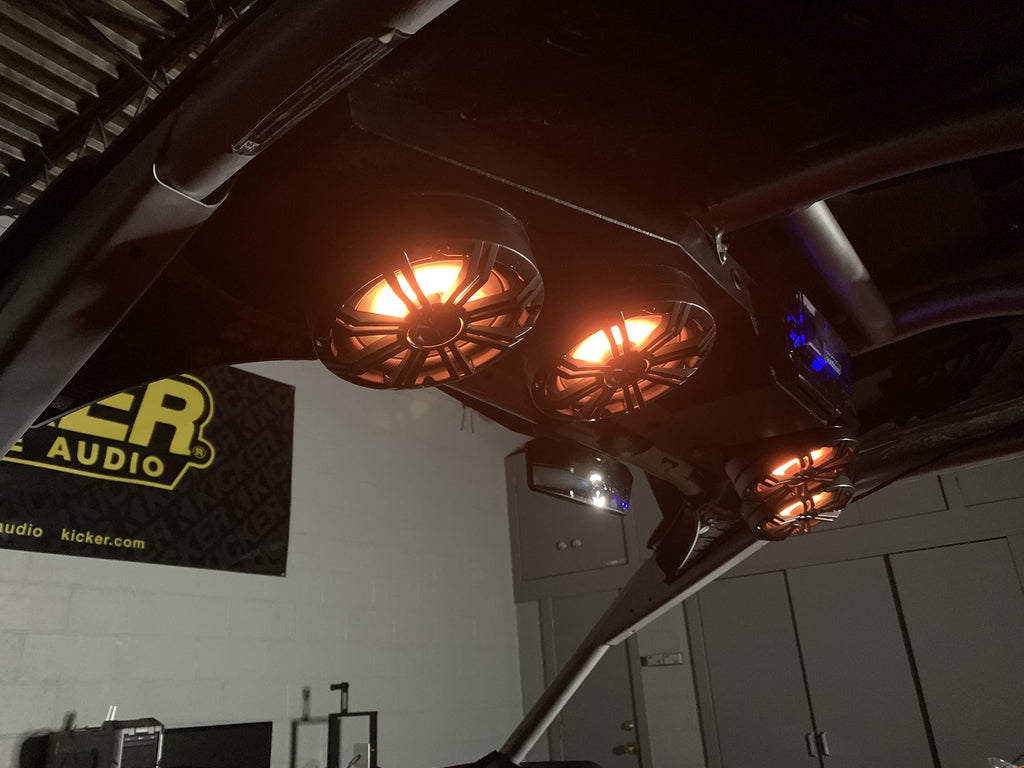 Cam am x3 RGB Radio Stereo Light up Audio System