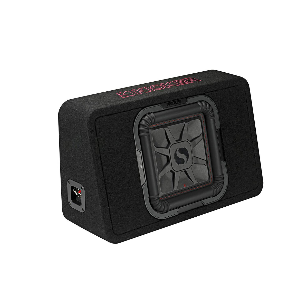 KICKER 46TL7T102 TL7T 10" (25cm) Solo-Baric Subwoofer in Thin Profile Enclosure, 2-Ohm, 500 Watt