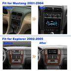 8-Core CPU Radio Upgrade for Ford Mustang 2001-2004,Explorer 2002-2005,Expedition 2003-2006,IPS Touch Screen CarPlay Android Auto Ready,Free Back Camera