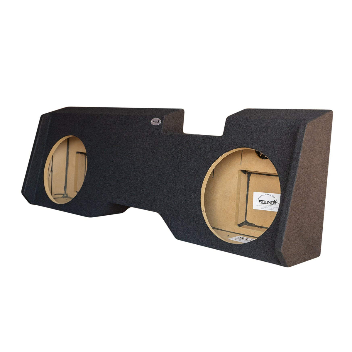SoundBox Silverado/Sierra Crew Cab 2014-2018 Dual Ported 10" Downfire Subwoofer Enclosure