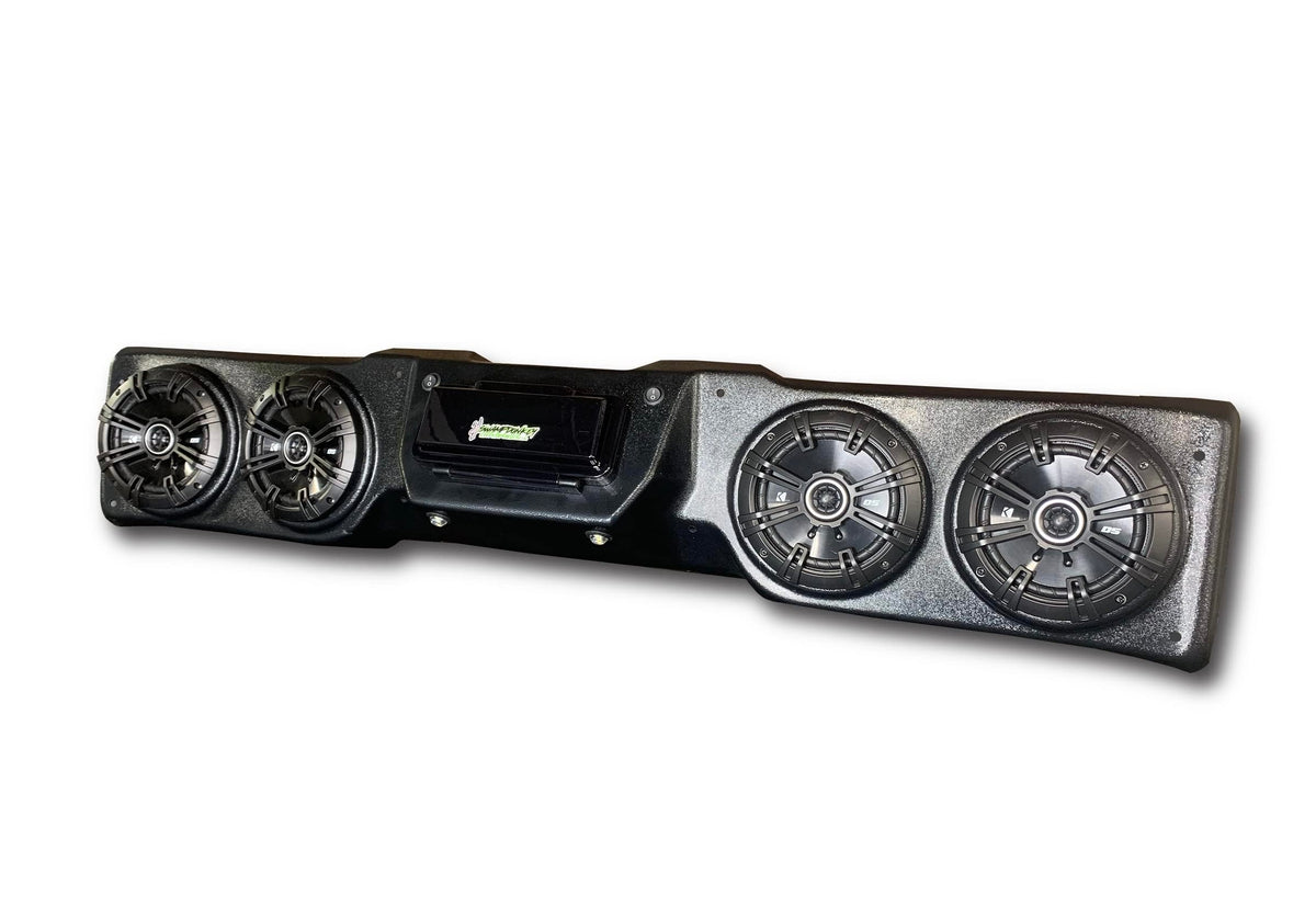 Swamp Donkey-Stereo Radio soundbar Compatible with can am Defender Limited Stereo Radio utv Side by Side with Mirror