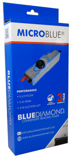 BlueDiamond MicroBlue Condensate Removal Pump for Mini-Split AC Systemes up to 18,000 btu. Extreamly quick and reliable mini-split condensate pump.