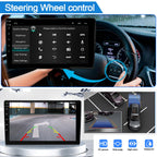 2+64G Car Radio for Nissan Rogue 9 inch Touch Screen 2008-2020 Stereo,Wireless Carplay/Andriod Auto/Bluetooth/WiFi//EQ Audio/AM/FM/Navigation/AHD Camera