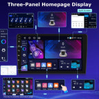 NHOPEEW [4+64G] for BMW X1 E84 2009-2015 Upgrade Android 15 Radio, 10.1 inch IPS Touchscreen Car Stereo - Wireless Carplay and Android Auto, Custom Homepage, 5G/WiFi, GPS, DSP/EQ, SWC + Backup Camera