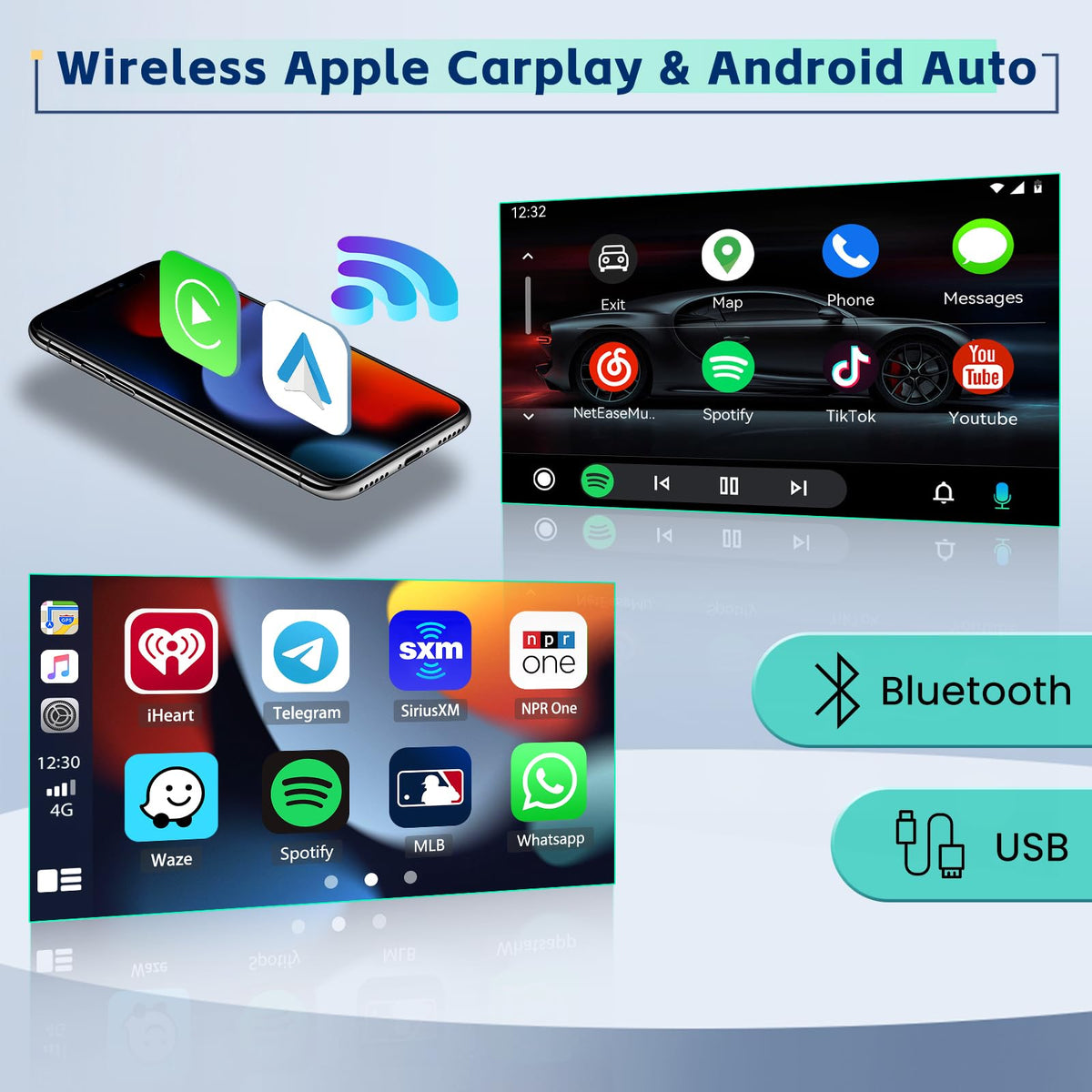 [8Core 4+64GB] Android Car Radio for Toyota Prius C 2012-2014 with GPS