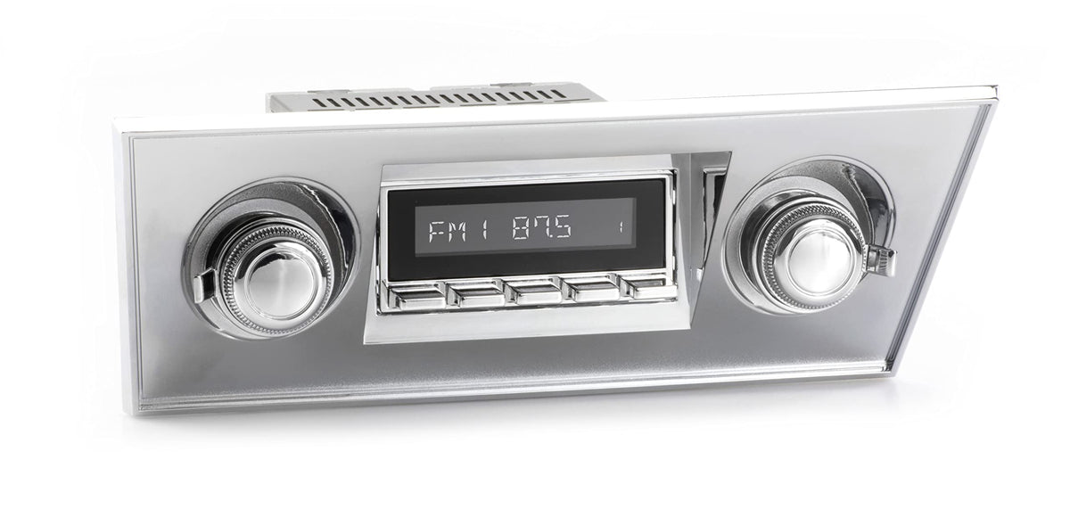 Motor 2 Radio with Chrome Face, Black Pushbuttons, Bezel, and Knobs Kit HCB-M2-01111-03-73