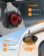Wireless RV Backup Camera System, Plug & Play for Furrion Pre-Wired