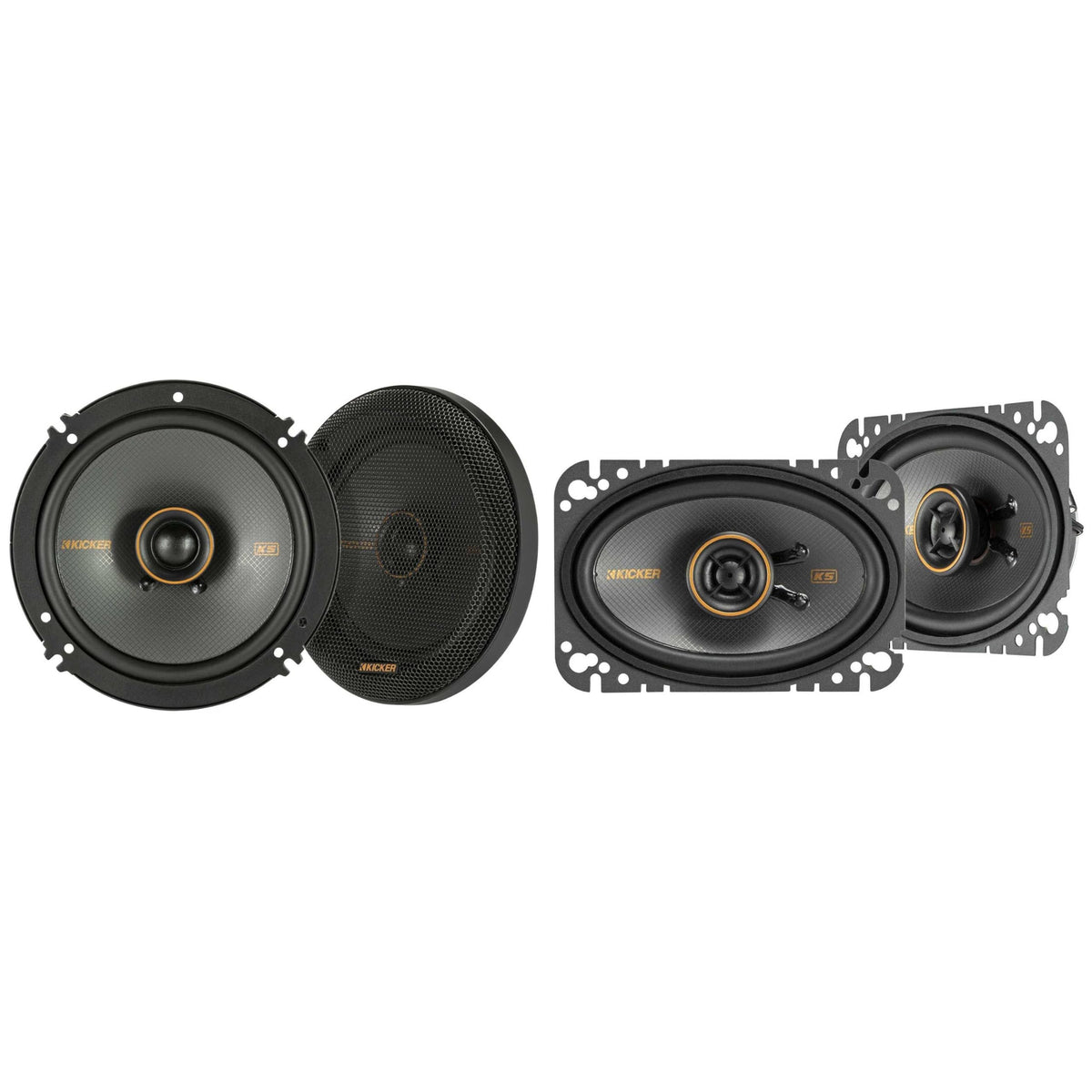 KICKER 51KSC 4x6 & 6.5" Audio Upgrade Bundle