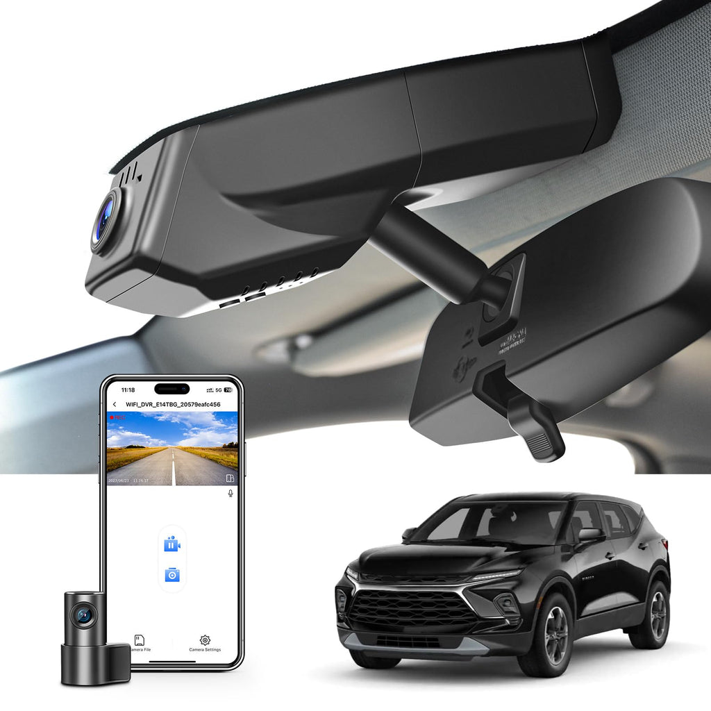 Mangoal 4K Dash Cam Custom for Chevy 5th Gen Blazer 2019-2026(Model A)
