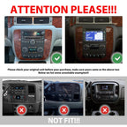 for Chevy Silverado Tahoe Suburban for GMC Sierra Yukon 07-13 CarPlay Android Auto Navigation Stereo GPS Radio Camera 13.1" QLED Touchscreen Headunit Tablet Pad Media Player Octa Core 8G+256G Black