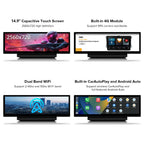 XTRONS 14.9 Inch Android 13 Car Stereo for Audi A6 A7 RS6 RS7 S6 S7 2012-2015 MMI 3G/3G+ System, 2K IPS Touch Screen 4+64 GB 4G LTE Car Radio GPS Navigation Support Wireless CarPlay Android Auto