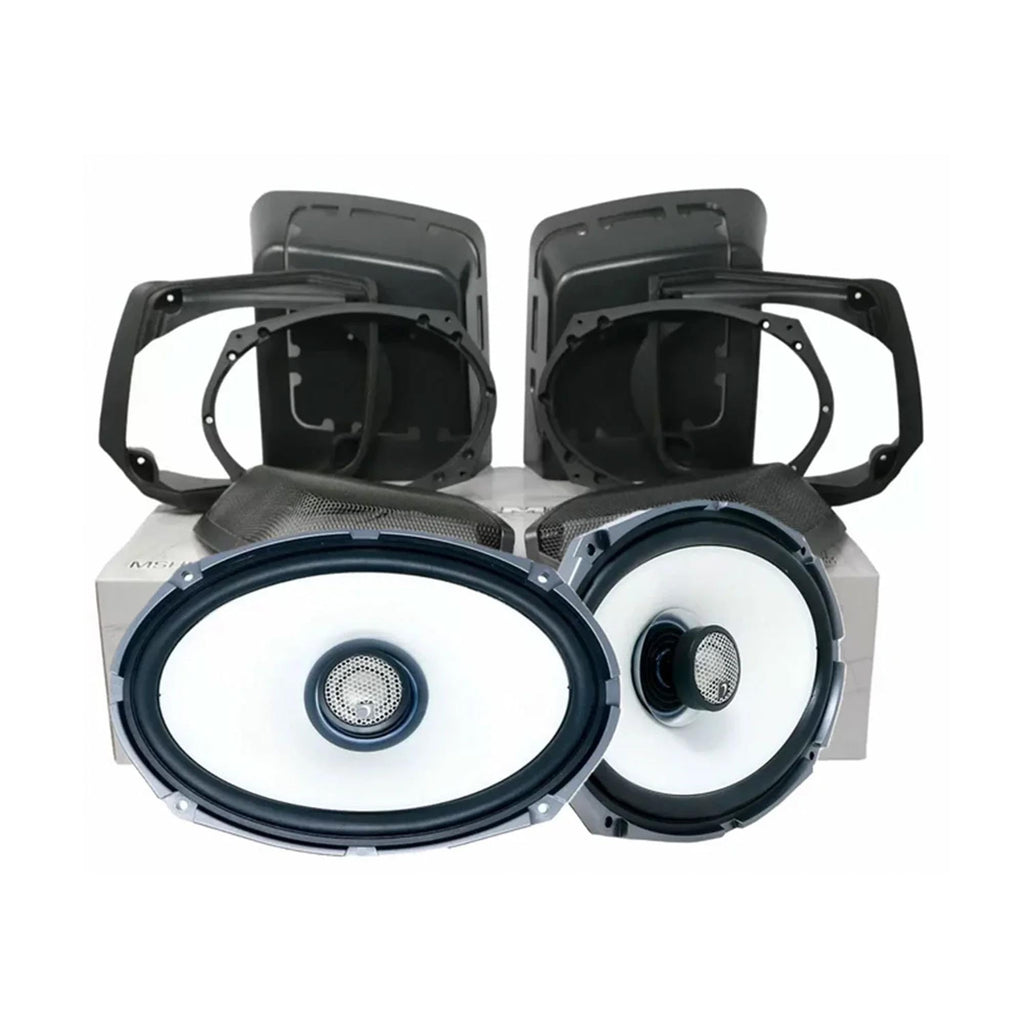 Diamond Audio MSHD9813RG 1998-13 Road Glide Radio + HXM69F2 Lid Amp Kit