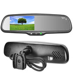 Master Tailgaters 10.5" OEM Rear View Mirror with 4.3" LCD Screen + OnStar Buttons for Existing Wiring | Rearview Universal Fit | Auto Adjusting Brightness LCD | Anti Glare | Full Mirror Replacement
