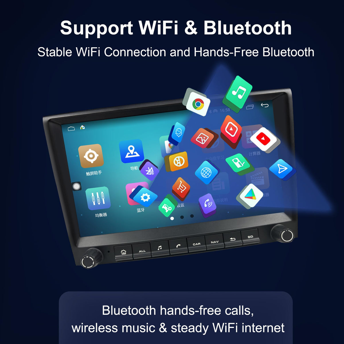 8581B 8core 4g+64g CHSTEK Car Radio for Porsche Cayman 911 987 Boxster 997 2005-2013 Wireless Navigation Multimedia Carplay Bluetooth Android Player Media Stereo Screen Replace Audio GPS 4G WiFi Auto