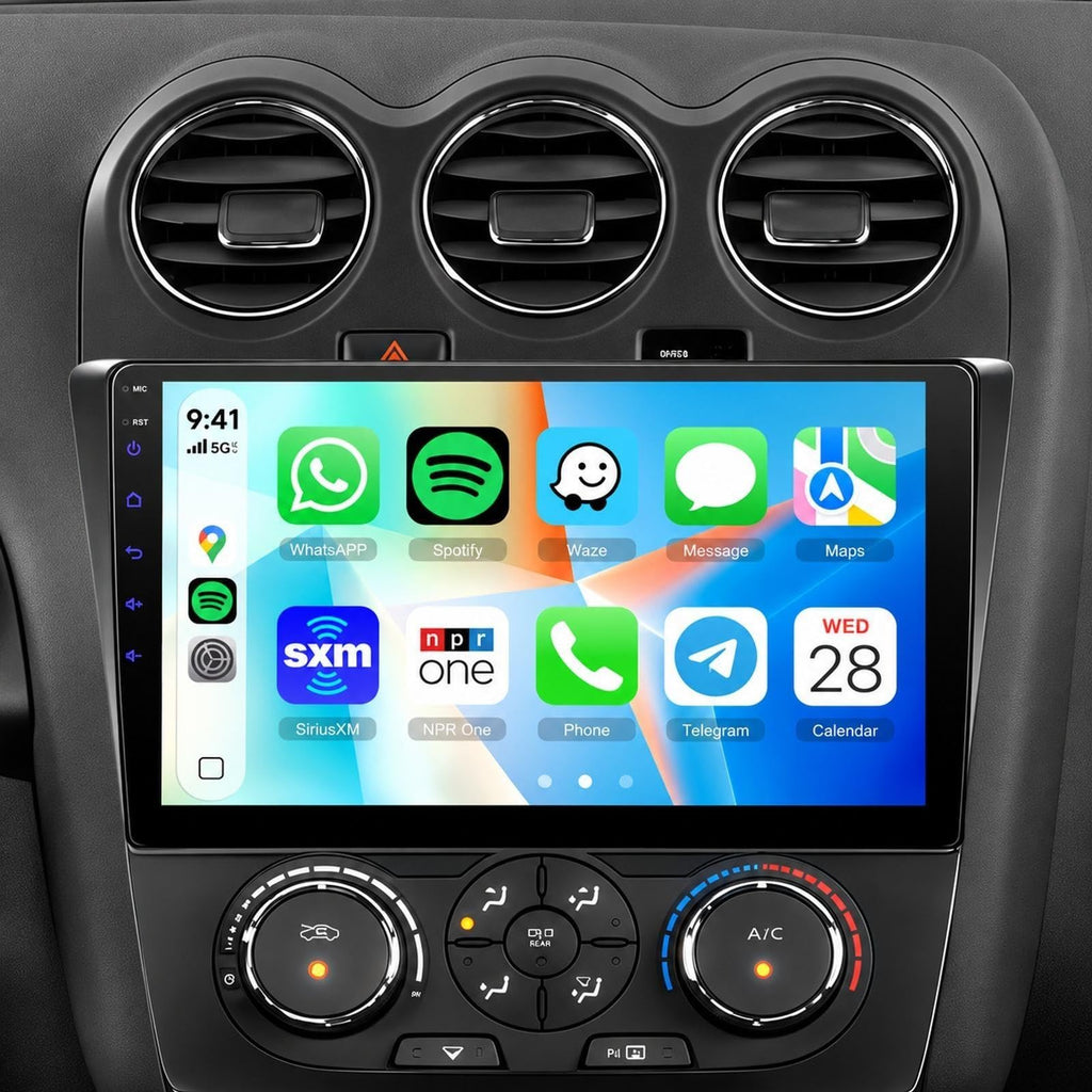 8Core 6+128G Android 15 Car Stereo for Nissan Altima 2008-2012 (Manual A/C)